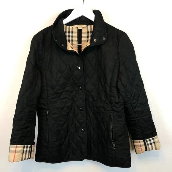 Burberry Brit Diamond Quilted Jacket Size S - Picture 1 of 10